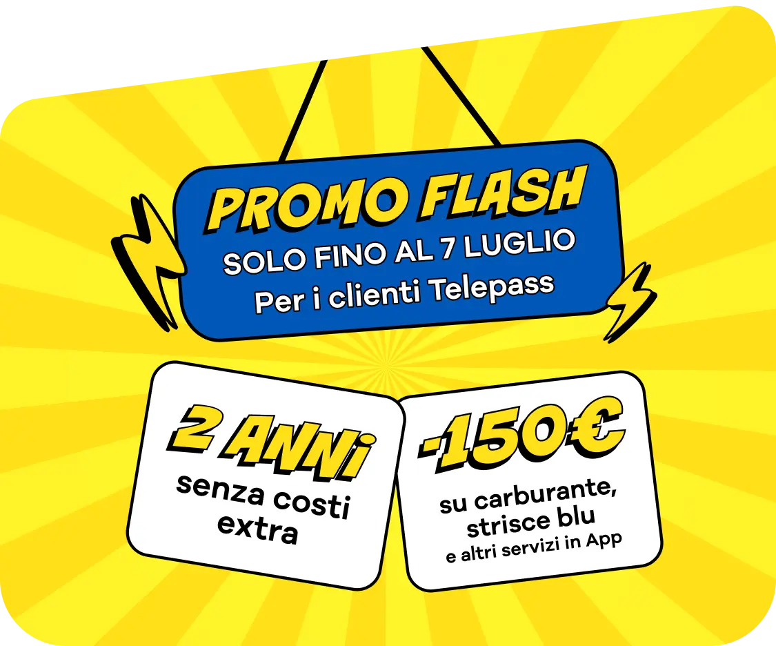 Promo Flash: -150 euro su carburante, strisce blu e altri servizi in App