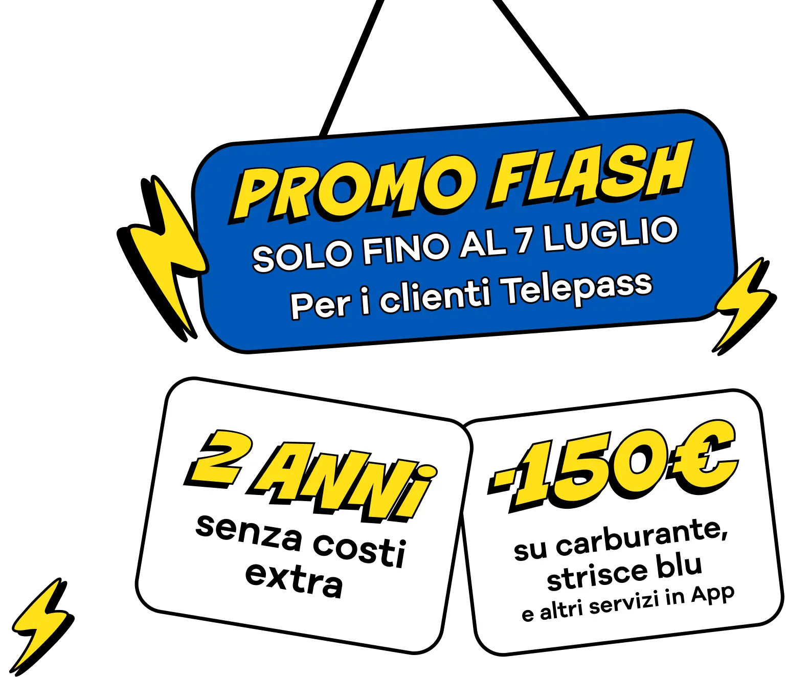 Promo Flash: -150 euro su carburante, strisce blu e altri servizi in App